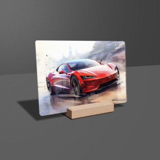 Akrylové sklo Tesla Roadster 2023