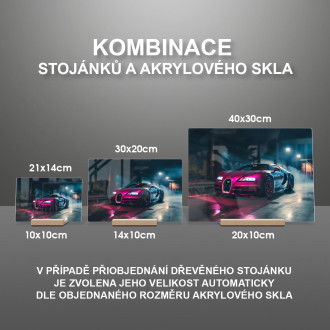 Akrylové sklo Bugatti Veyron