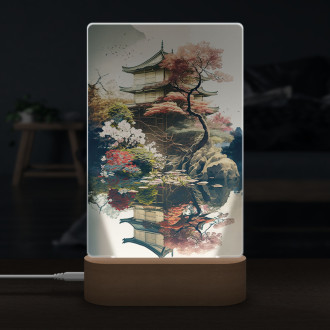 Lampa Japonské dioráma