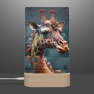 Lampa Psychadelická žirafa