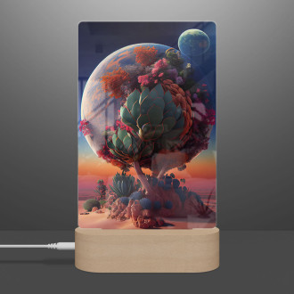 Lampa Vesmírná příroda - pouštní strom