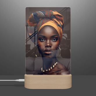 Lampa Africká dívka