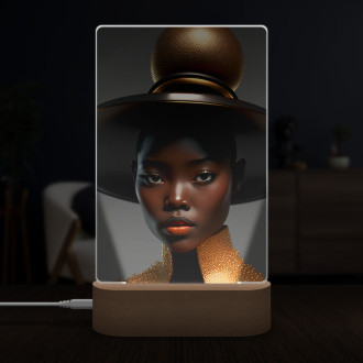 Lampa Modelka v klobouku 4