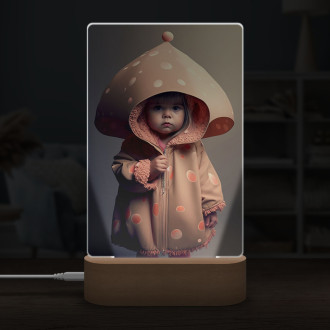 Lampa Móda - dítě houba muchomůrka 1