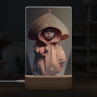 Lampa Móda - dítě houba muchomůrka 1