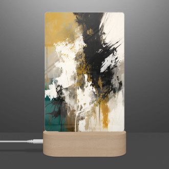 Lampa Moderní umění - barevný mramor 1