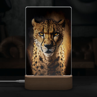 Lampa Gepard na lovu
