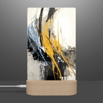 Lampa Moderní umění - barevné šmouhy