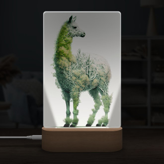 Lampa Přírodní lama