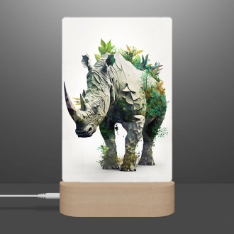 Lampa Přírodní nosorožec