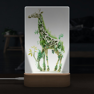 Lampa Přírodní žirafa