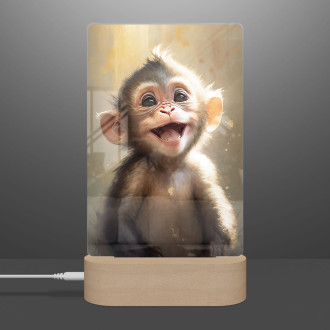 Lampa Akvarelová opice