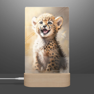 Lampa Akvarelový gepard