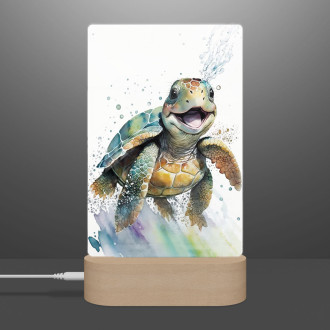 Lampa Akvarelová želva
