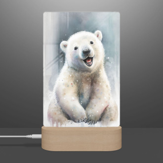Lampa Akvarelový lední medvěd