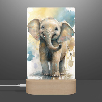 Lampa Akvarelový slon