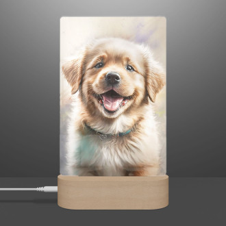 Lampa Akvarelový pes