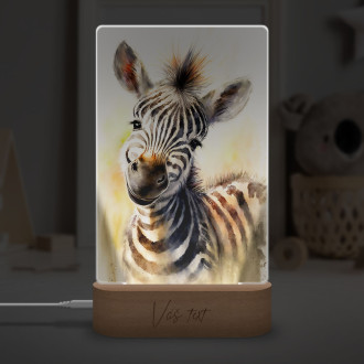 Lampa Akvarelová zebra