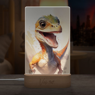Lampa Akvarelový dinosaur