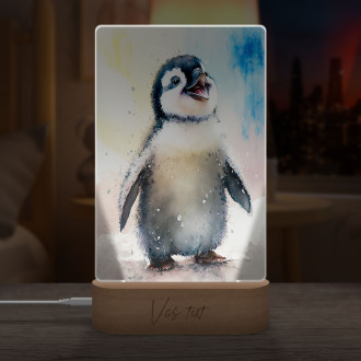 Lampa Akvarelový tučňák