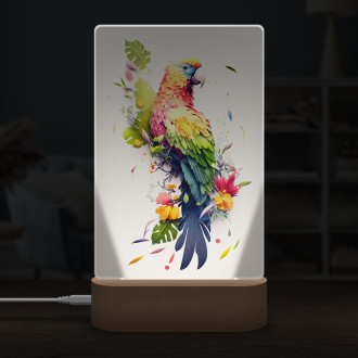 Lampa Květinový papoušek