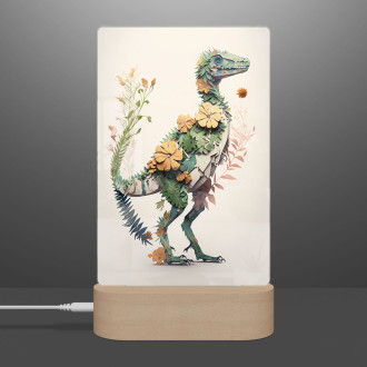Lampa Květinový dinosaur