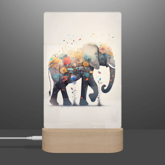 Lampa Květinový slon