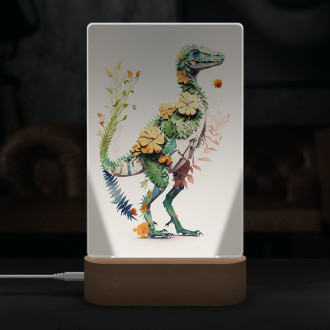 Lampa Květinový dinosaur