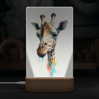 Lampa Graffiti žirafa
