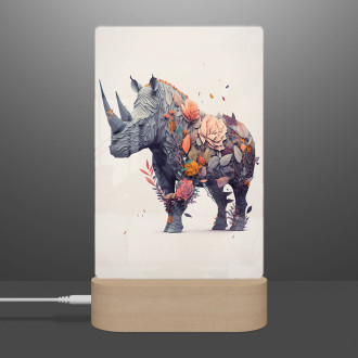 Lampa Květinový nosorožec