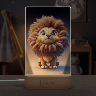 Lampa Animovaný lvíček