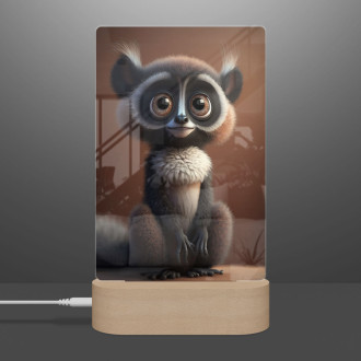 Lampa Animovaný lemur