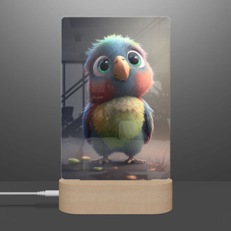 Lampa Animovaný papoušek