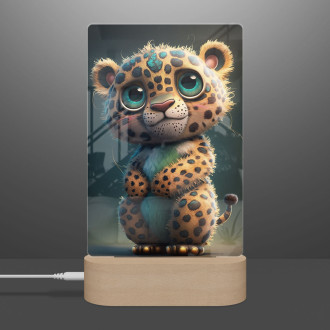 Lampa Animovaný leopard