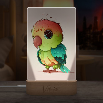 Lampa Kreslený Papoušek