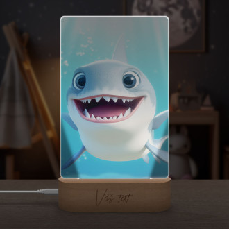 Lampa Roztomilý animovaný žralok
