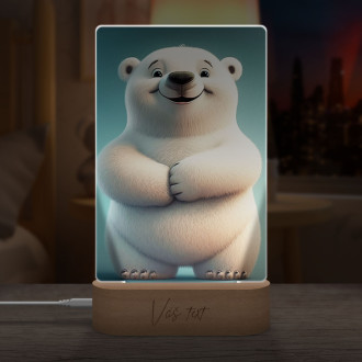 Lampa Roztomilý animovaný lední medvěd
