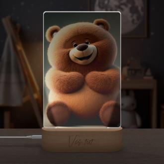 Lampa Roztomilý animovaný medvěd