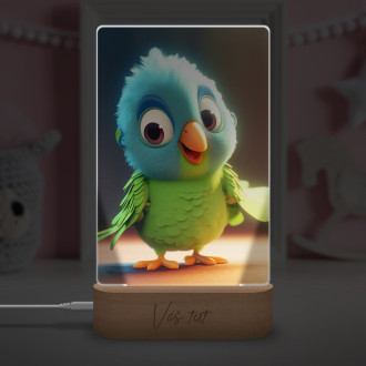 Lampa Roztomilý animovaný papoušek