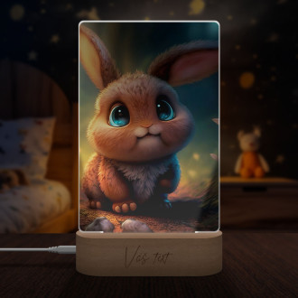Lampa Roztomilý animovaný králík