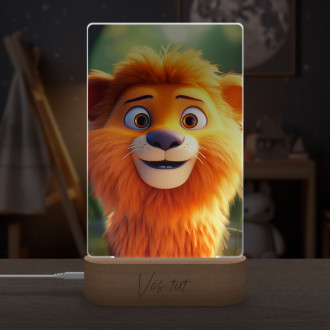 Lampa Roztomilý animovaný lev 1