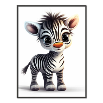 Kreslená Zebra