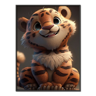 Roztomilý animovaný tygr 2