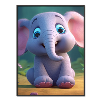 Roztomilý animovaný slon