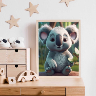 Roztomilá animovaná koala 1