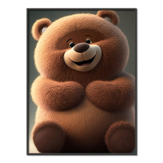 Roztomilý animovaný medvěd