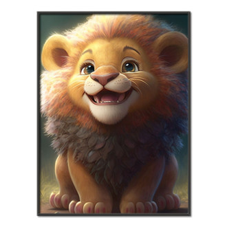 Roztomilý animovaný lev 2