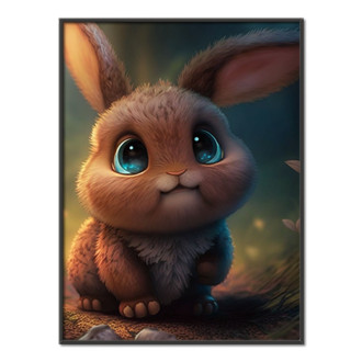 Roztomilý animovaný králík