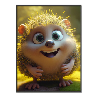 Roztomilý animovaný ježek
