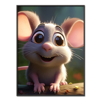 Roztomilá animovaná myška